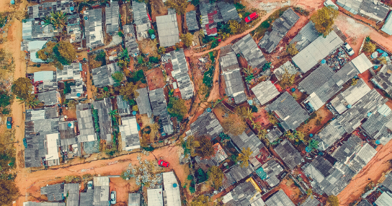 Aeriel photograph of a LatAm city